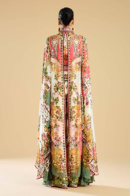 Rajdeep Ranawat Benazir Vintage Floral Print Jumpsuit 