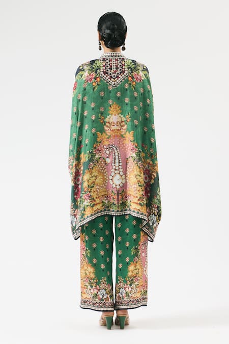 Rajdeep Ranawat Chanel Floral Blossom Print Tunic With Pant 