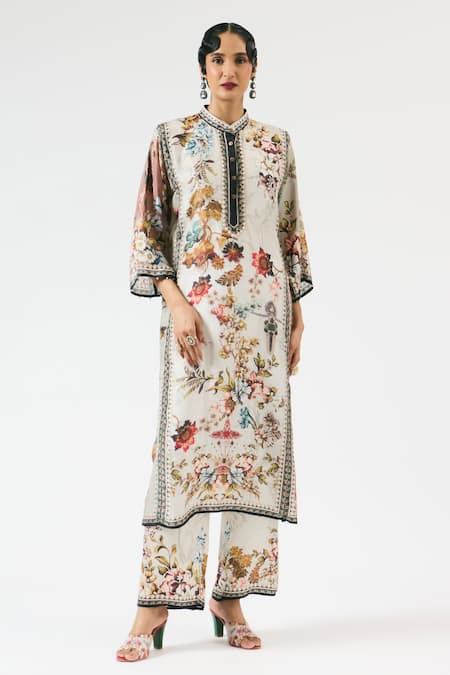 Rajdeep Ranawat Ghazala Floral Print Kurta 