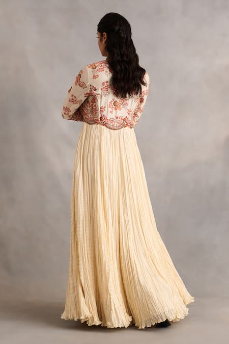 Petticoat Lane By Divya Embroidered Anarkali Set With Dupatta 