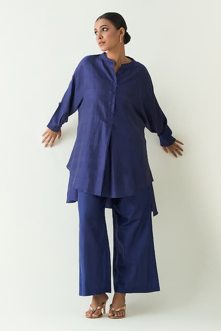 Shivani Bhargava Ira Asymmetric Hem Kimono Tunic 