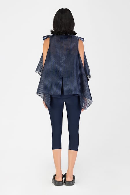 Amit Aggarwal Metallic Embellished Cape 