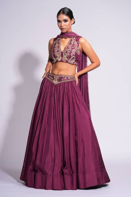 Shruti S Zari & Dori Embroidered lehenga Set 