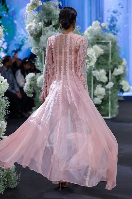 Awigna Spain Glory Embroidered Cape & Pant Set 