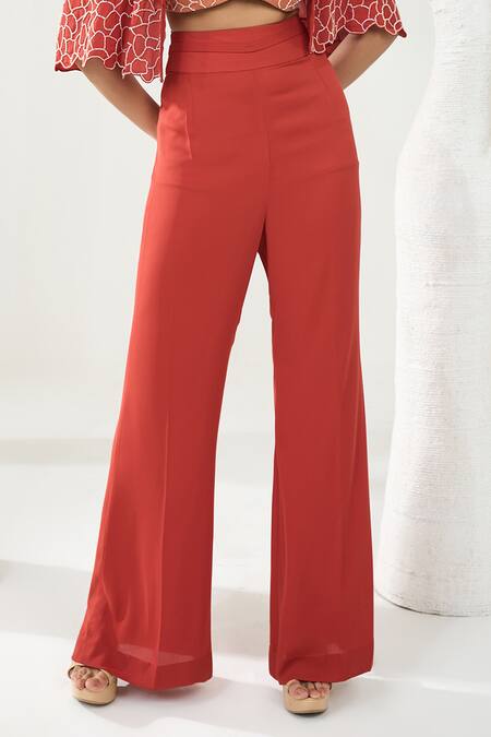 One Knot One By Ashna Orange Viscose, Georgette Beads Cutwork Border Embroidered Cape Pant Set Online at Aza Fashions One Knot One By Ashna_Orange Viscose, Georgette Beads Cutwork Border Embroidered Cape Pant Set _Online_at_Aza_Fashions