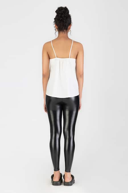 Amit Aggarwal Halter Neck Cord Embroidered Top 