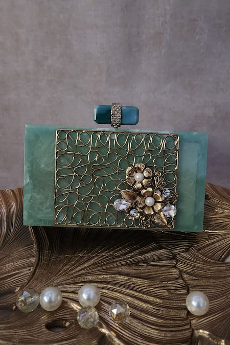 ADWITA BAGS & JEWELS Sara Flora Clutch 