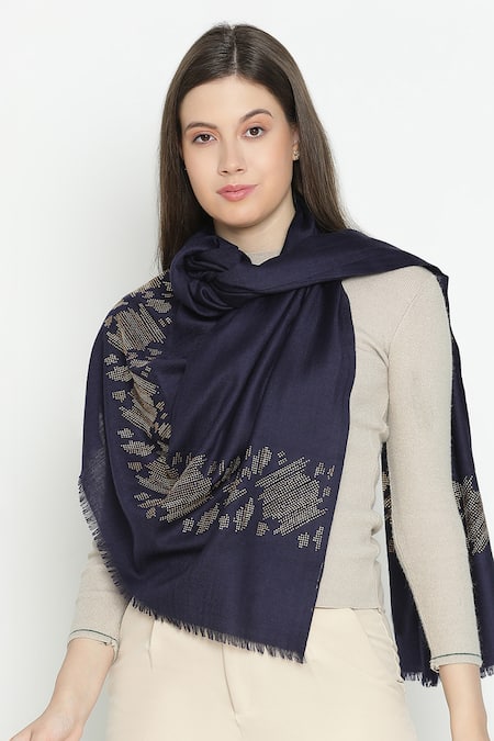 Shingora Swarovski Glitch Embellished Stole 