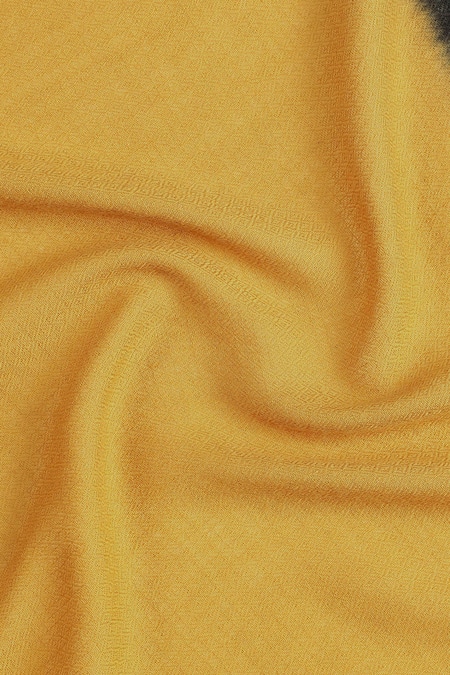 Shop_Shingora_Yellow Dobby Ombre Pattern Shawl _Online_at_Aza_Fashions