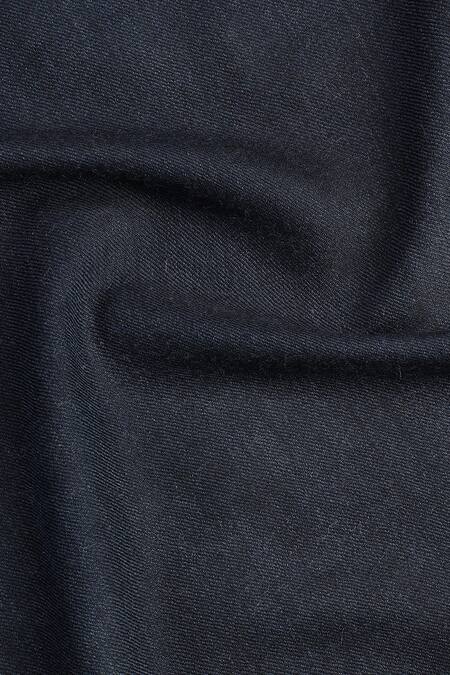 Shop Shingora Black Plain Fringed Edge Shawl Online at Aza Fashions Shop_Shingora_Black Plain Fringed Edge Shawl_Online_at_Aza_Fashions