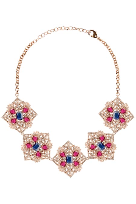 Opalina Soulful Jewellery Gemstone Embellished Choker 