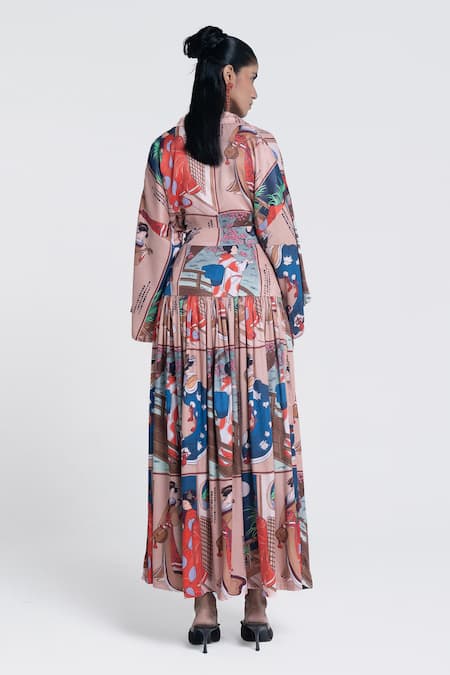 Pocketful Of Cherrie Miko Muse Gathered Dress 