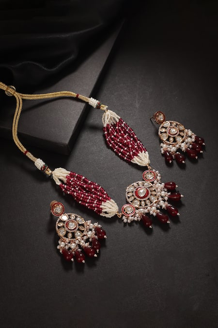 MINAKI Utsav Kundan Choker Set 