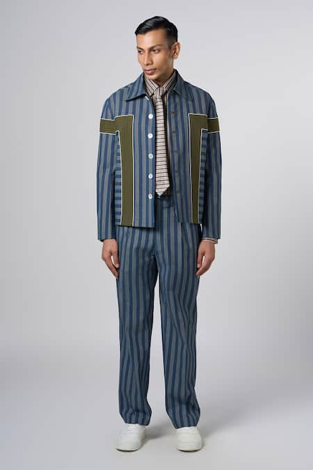 Line out line Stripe Pattern Pajama Pant 