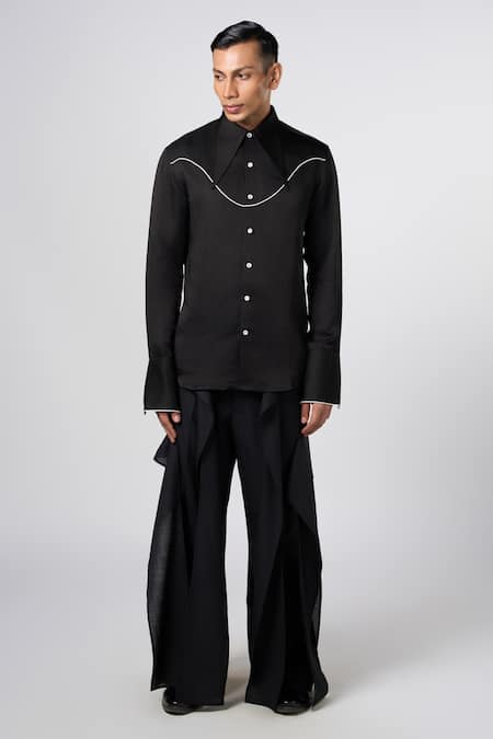 Line out line Cascade Panelled Pant 