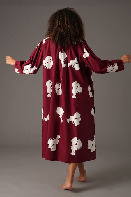 Khat Garden Grace Print Dress 