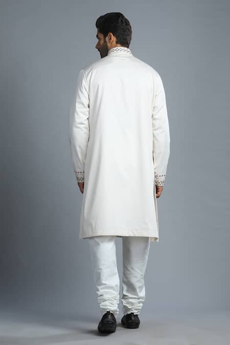 Char Chaand Textured Mirror Work Kurta 