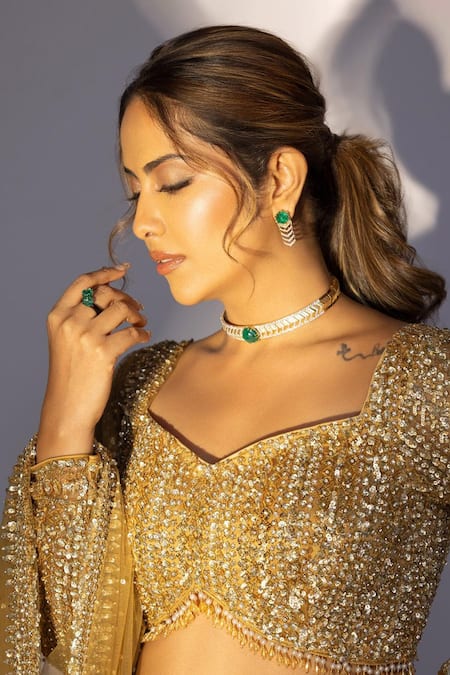 Mehar Sequin Embroidered Bridal Lehenga Set 