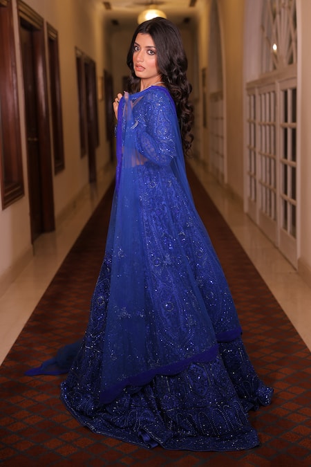 Mehar Sequin & Stone Work Lehenga Set 