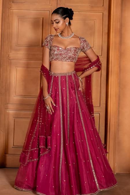 Enamour By Radha Zardozi Embroidered Lehenga Set 