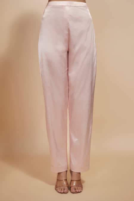 Buy Masumi Mewawalla Pink Lycra, Crepe, Silk Sequins, Beads V-neck Embroidered Kaftan With Pant Online at Aza Fashions Buy_Masumi Mewawalla_Pink Lycra, Crepe, Silk Sequins, Beads V-neck Embroidered Kaftan With Pant _Online_at_Aza_Fashions