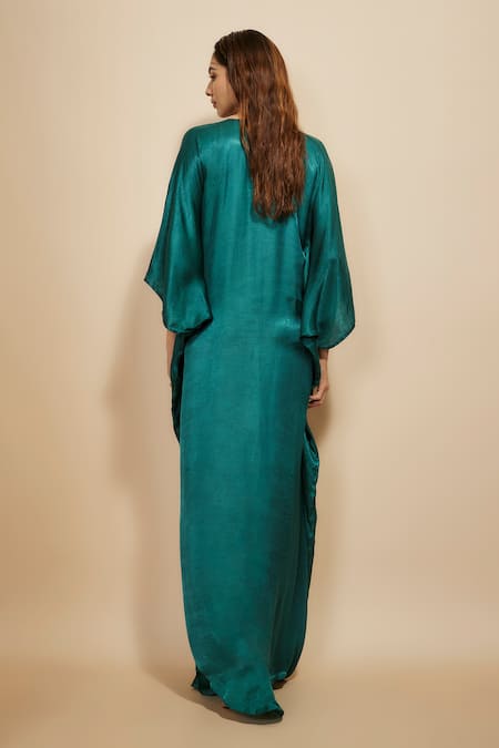 Masumi Mewawalla Draped Front Kaftan 