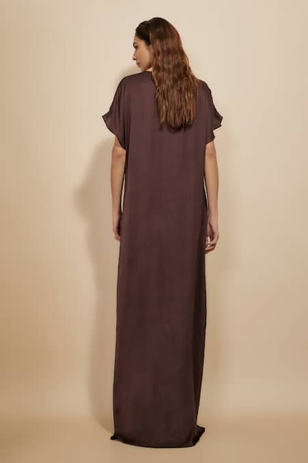 Masumi Mewawalla Plain Layered Kaftan