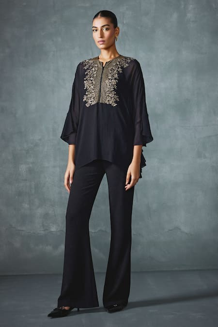 Namrata Joshipura Lattice Sequin Cluster Tunic 