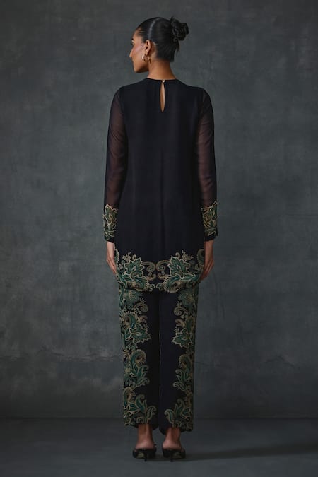 Namrata Joshipura Paisley Embroidered Tunic With Pant 