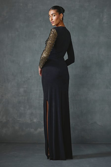 Namrata Joshipura Dazzling Geometric Hand Embellished Gown 