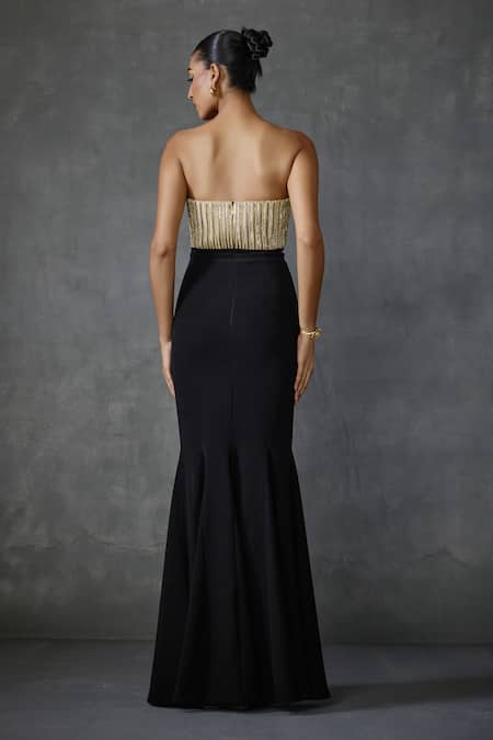 Namrata Joshipura Glissara Bead Embellished Gown 