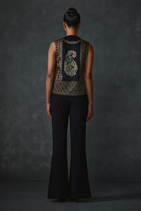 Namrata Joshipura Paisley Hand Embellished Open Jacket 