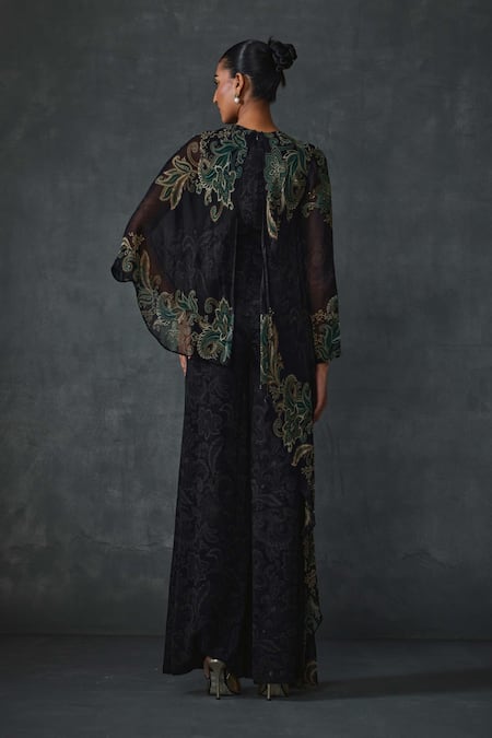 Namrata Joshipura Paisley Cape Style Jumpsuit 