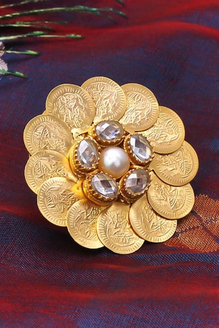 SUHANI PITTIE Floral Carved Ring 