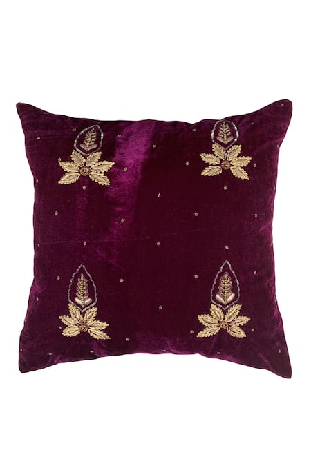 ALCOVE Hand Embroidered Cushion Cover 