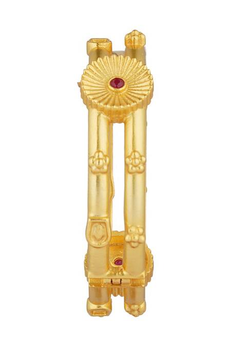 Buy_ZARIIN_Red Chains, Diamonds Ancestral Grace Bangle_Online_at_Aza_Fashions