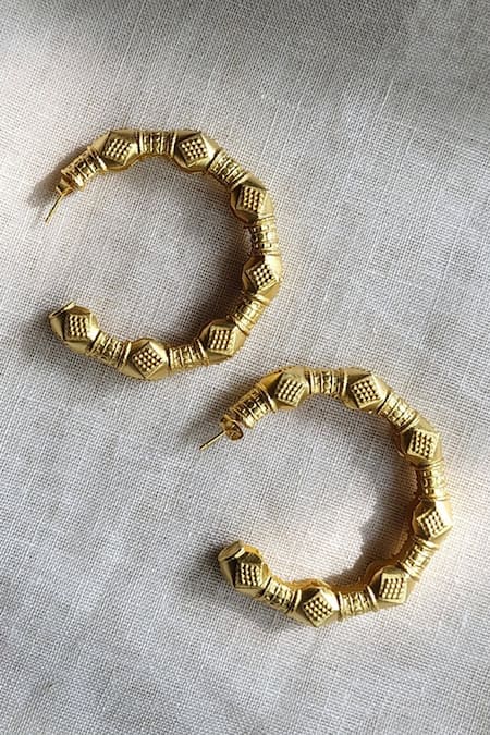 ZARIIN Glory of the East Hoop Earrings 