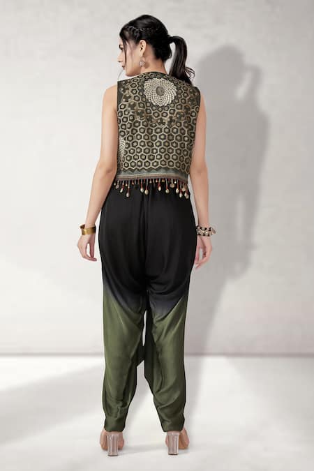 Aditi Somani Embroidered Fusion Jumpsuit & Jacket 