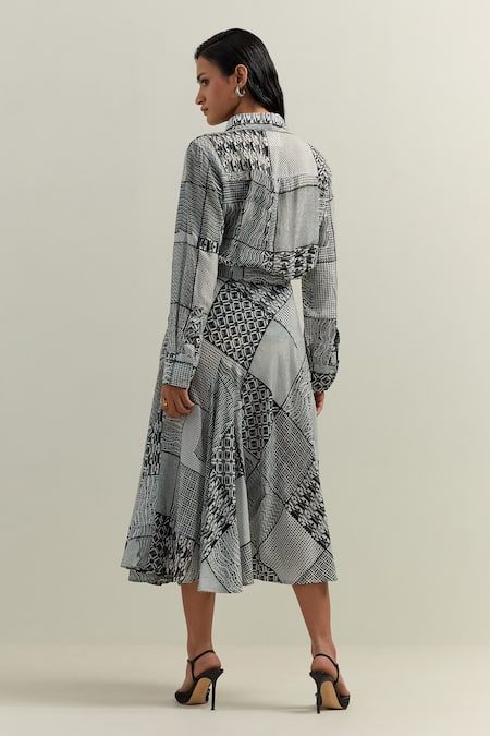 Shikha Malik Montage Print Shirt 