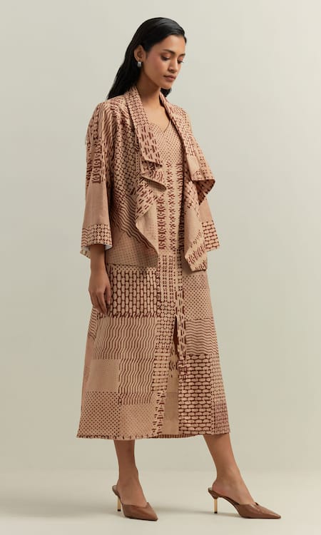 Shikha Malik Olio Montage Print Jacket 