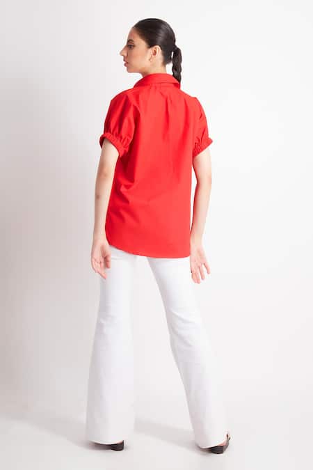 Richaa Goenka Tomorrow Comes Tomorrow Embroidered Shirt 