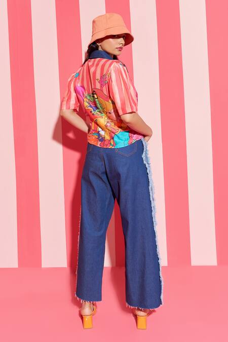 Ananya Agrawal Label Parade Fantasy Print Shirt 