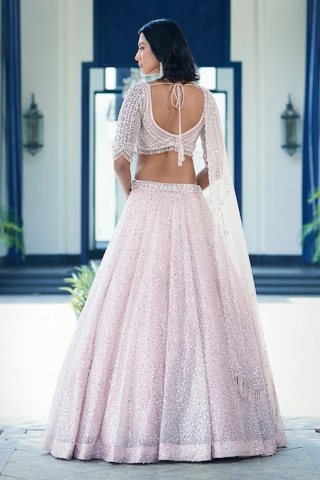 Basanti - Kapde Aur Koffee Sequin Embroidered Lehenga Set 