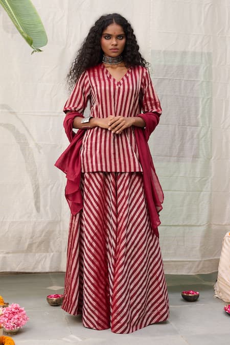 RAAS LIFE Amala Stripe Pattern Tunic 