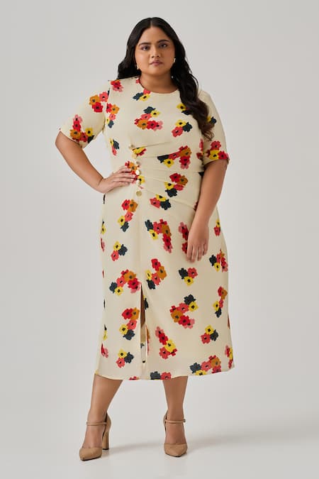 neetiandmudita Elysian Printed Shift Dress 