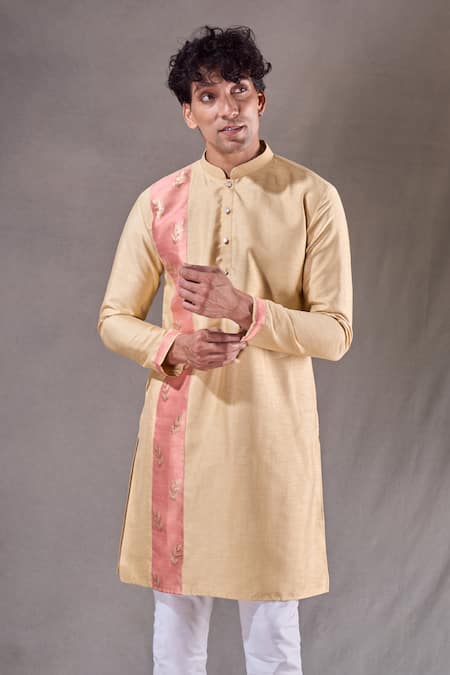 Aryavir Malhotra Embroidered Straight Kurta 