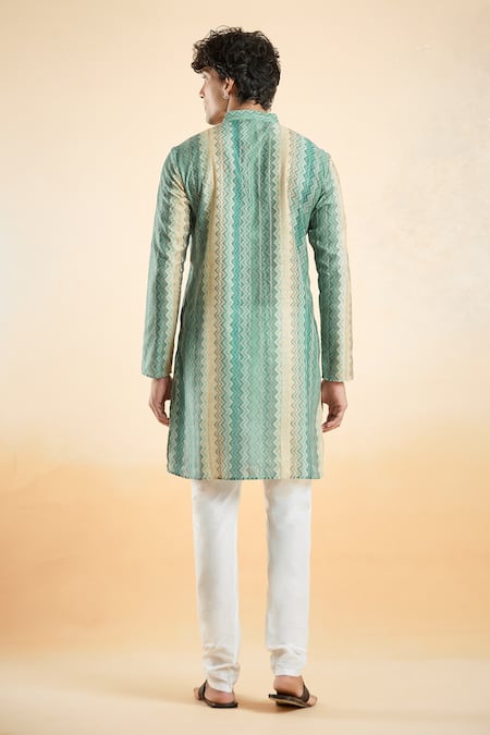 Arihant Rai Sinha Chevron Pattern Kurta 