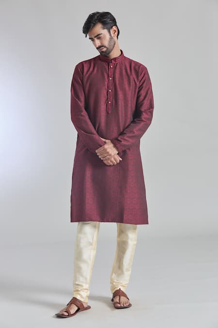 Arihant Rai Sinha Mosaic Bloom Woven Kurta 