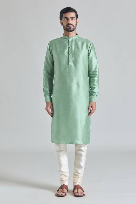 Arihant Rai Sinha Multi Color Brocade, Silk, Faux Leather Chevron Print Nehru Jacket And Kurta Set Online at Aza Fashions Arihant Rai Sinha_Multi Color Brocade, Silk, Faux Leather Chevron Print Nehru Jacket And Kurta Set _Online_at_Aza_Fashions