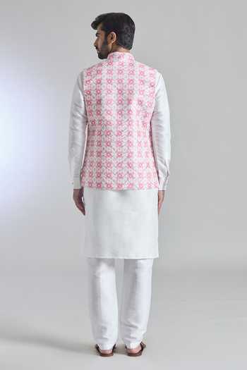 Arihant Rai Sinha Printed Sequin Embroidered Bundi